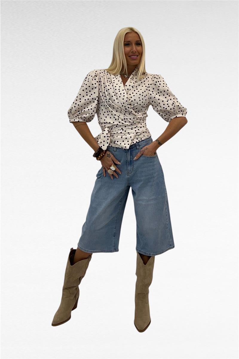 bermuda wide-leg capri